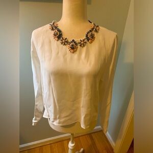 Zara woman colorful stone embellished tunic, L